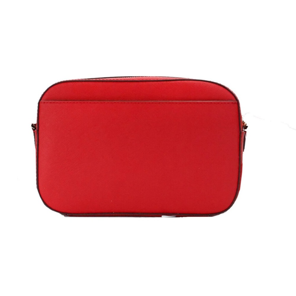2pcs ♥️ Michael Kors Jet Set Item Chain Crossbody Bag & Dust Bag NWT Bright Red - Picture 6 of 8